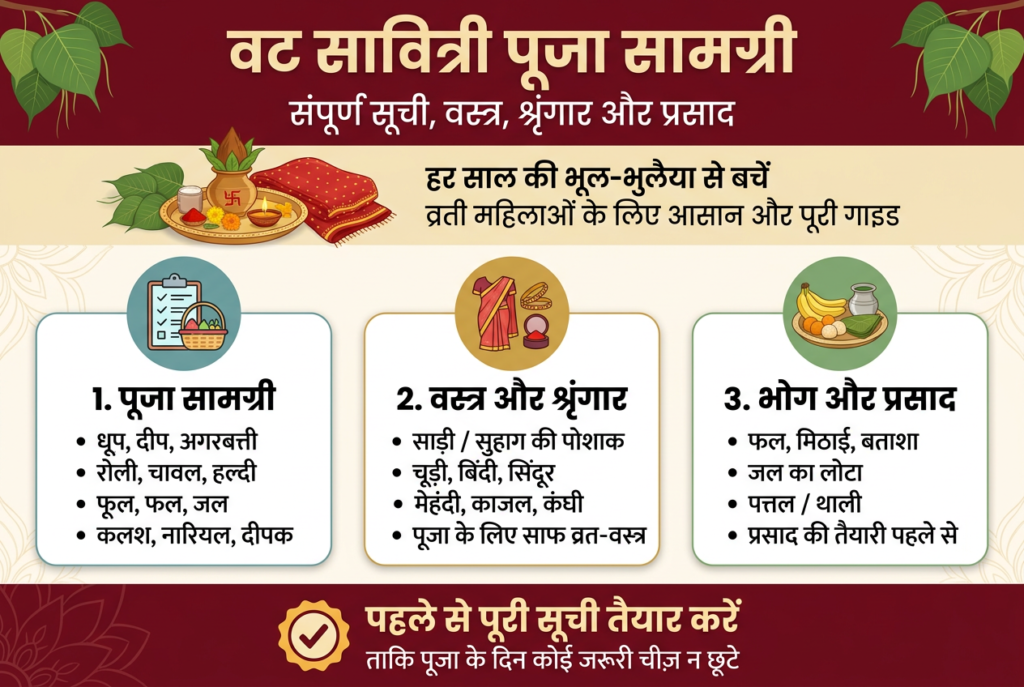 वत सावित्री पूजा सामग्री